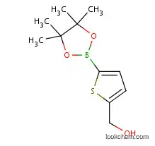 Molecular Structure of 1026796-39-3 ((5-(4,4,5,5-Tetramethyl-1,3,2-Dioxaborolan-2-Yl)Thiophen-2-Yl)Methanol)